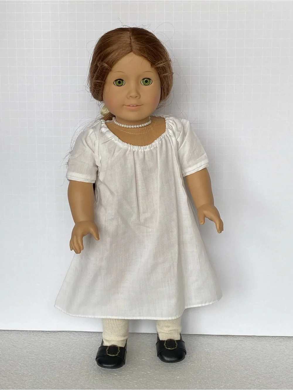 Pleasant Company American Girl Doll FELICITY in White Undergarment Shift Dress